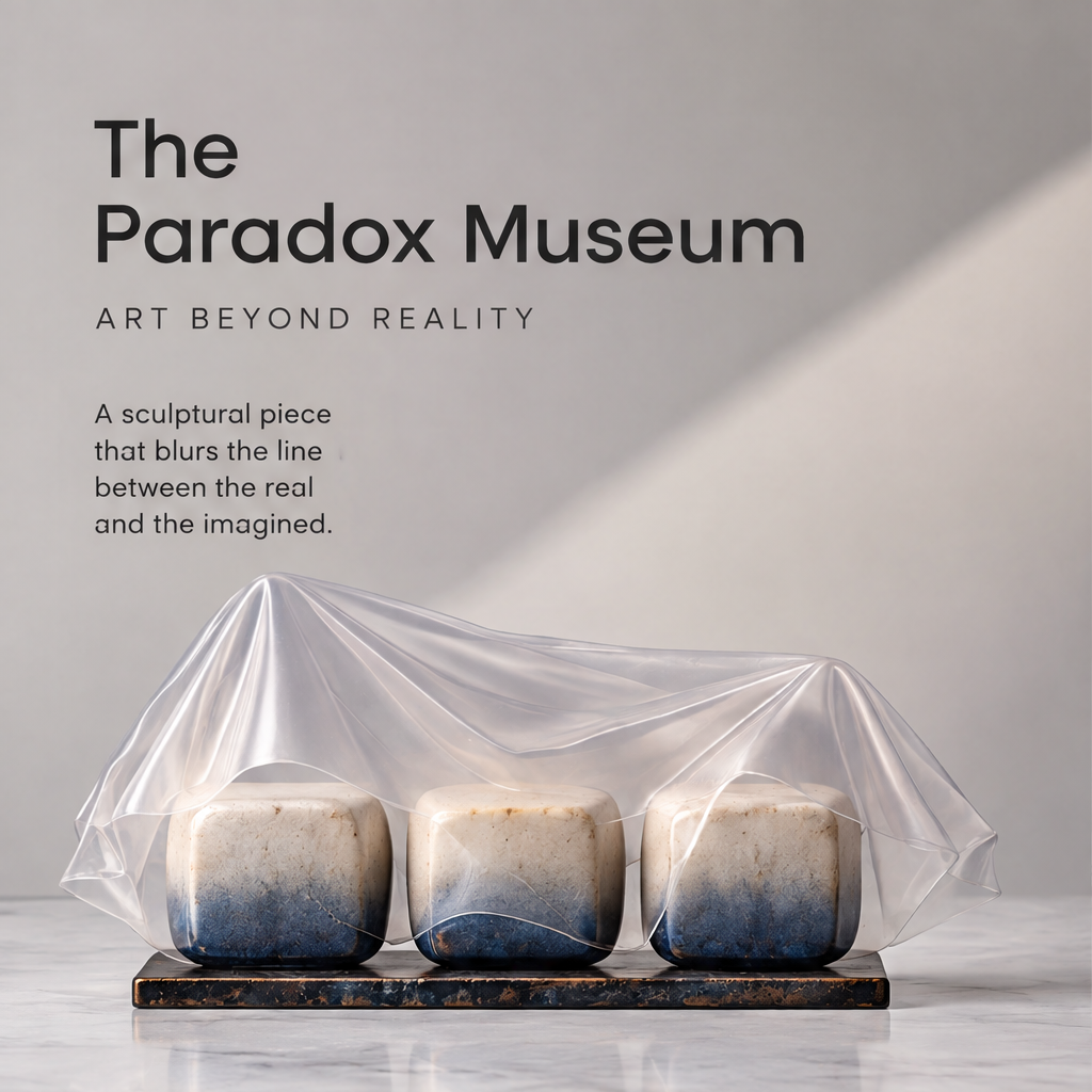 The Paradox Museum – Veiled Stone Art Sculpture