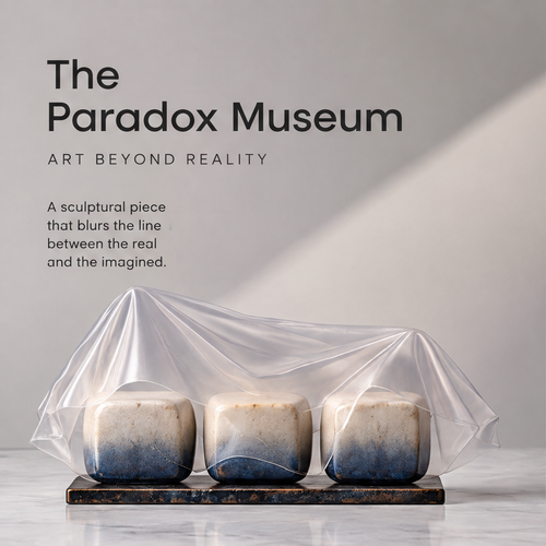 The Paradox Museum – Veiled Stone Art Sculpture