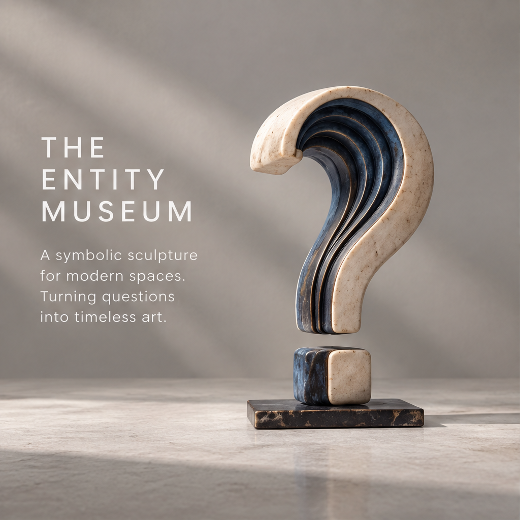 The Entity Museum – Question Mark Art Sculpture