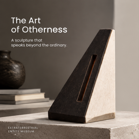 The Art of Otherness – Dual Stone Triangle Art Sculpture