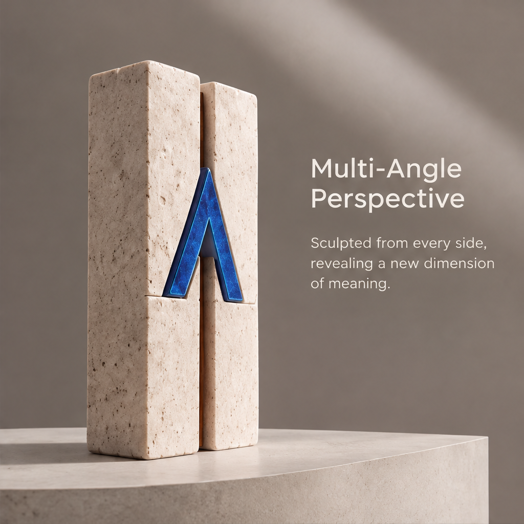 The Paradox Museum – Twin Column Stone Art Sculpture