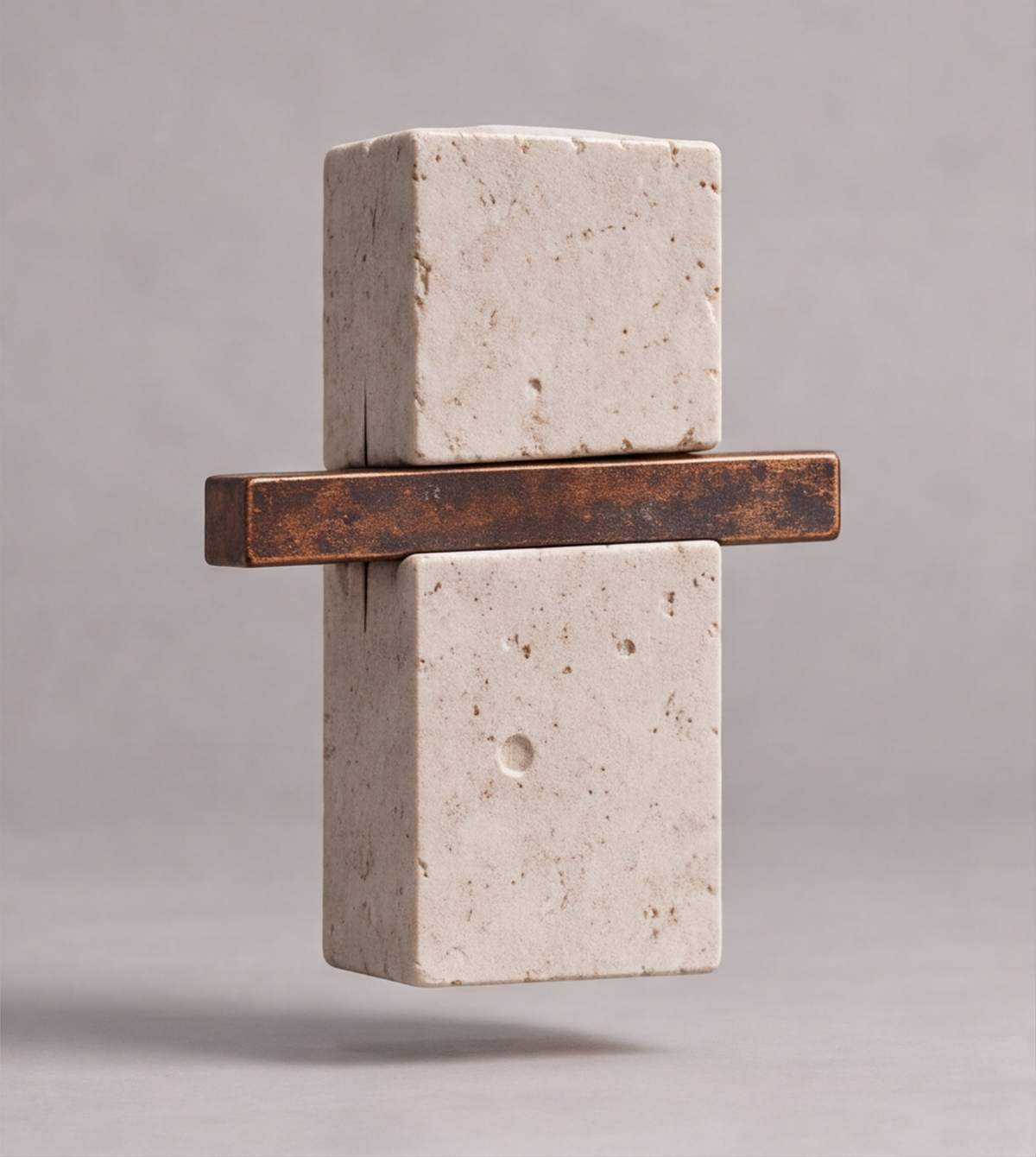 The Other Text Museum – Cross Stone Art Sculpture