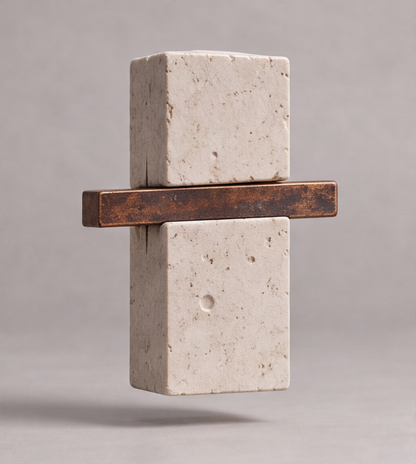 The Other Text Museum – Cross Stone Art Sculpture