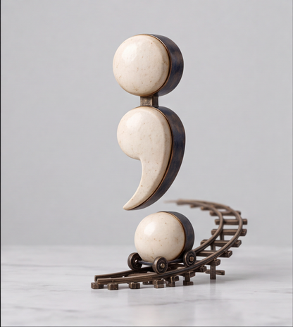The Entity Museum – Semicolon Art Sculpture