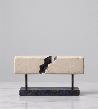 The Other Text Museum – Stone Split Art Sculpture
