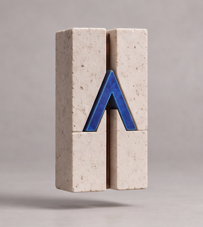 The Paradox Museum – Twin Column Stone Art Sculpture