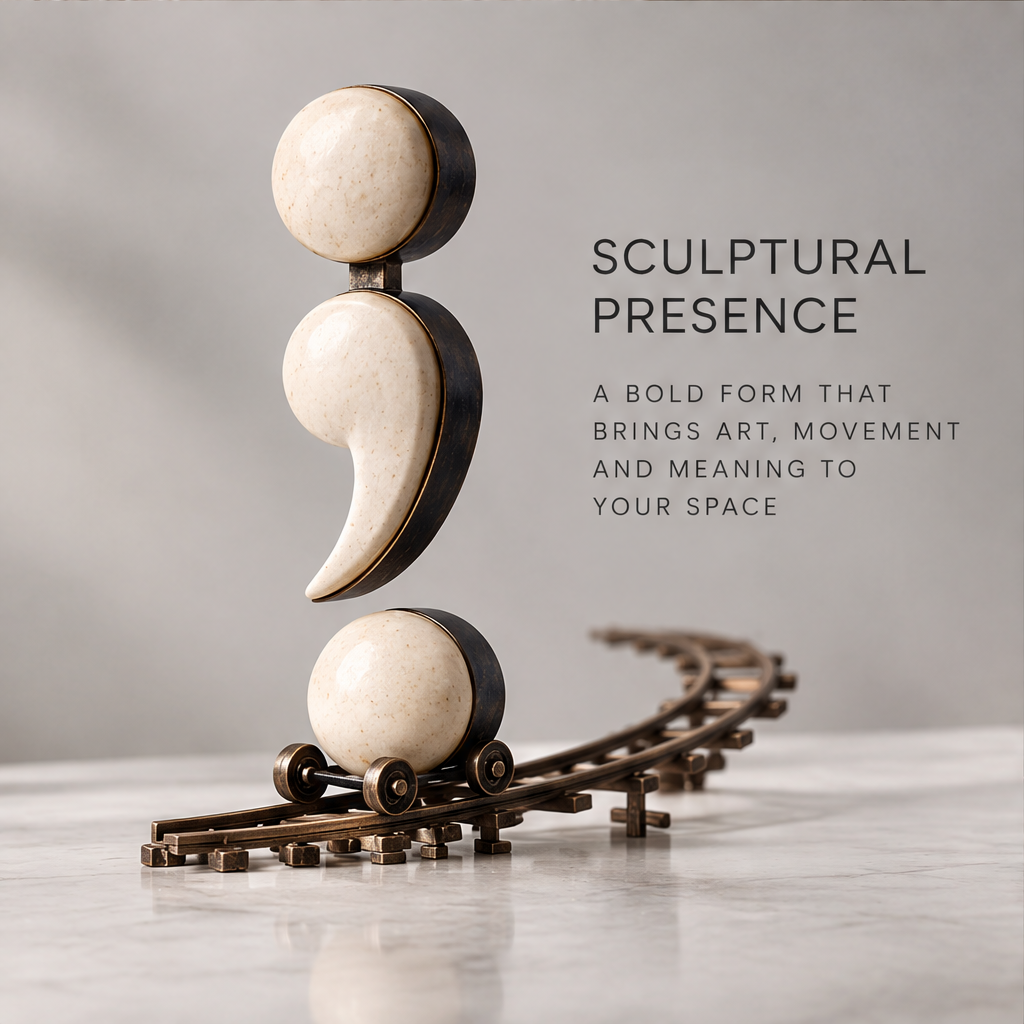 The Entity Museum – Semicolon Art Sculpture