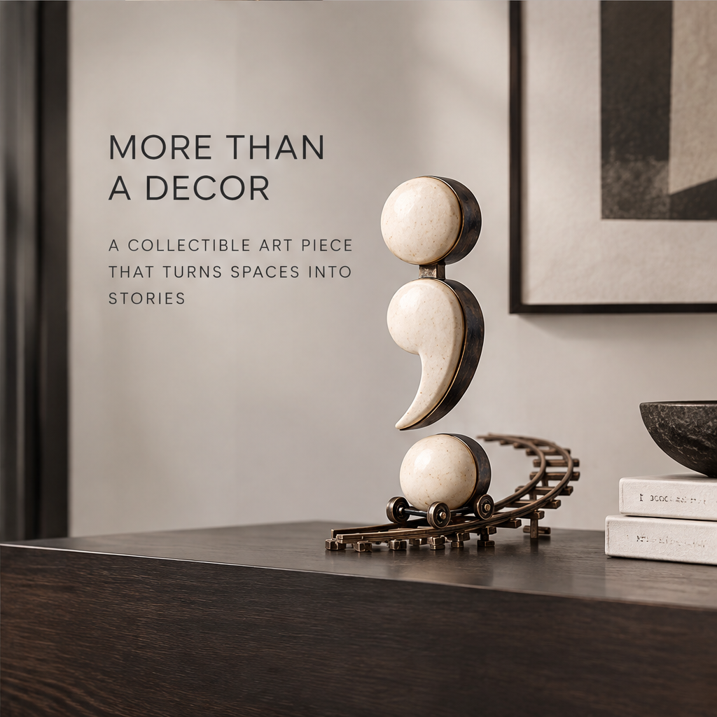 The Entity Museum – Semicolon Art Sculpture
