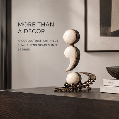 The Entity Museum – Semicolon Art Sculpture