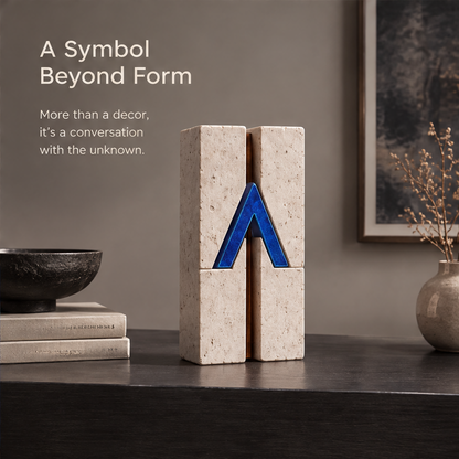 The Paradox Museum – Twin Column Stone Art Sculpture