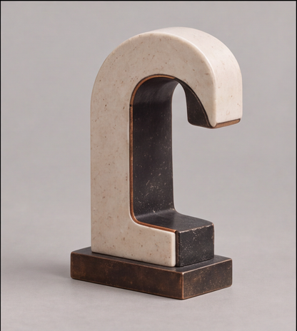 A Dialogue Between Form and Space – Arch-in-Arch Stone Bronze Art Sculpture
