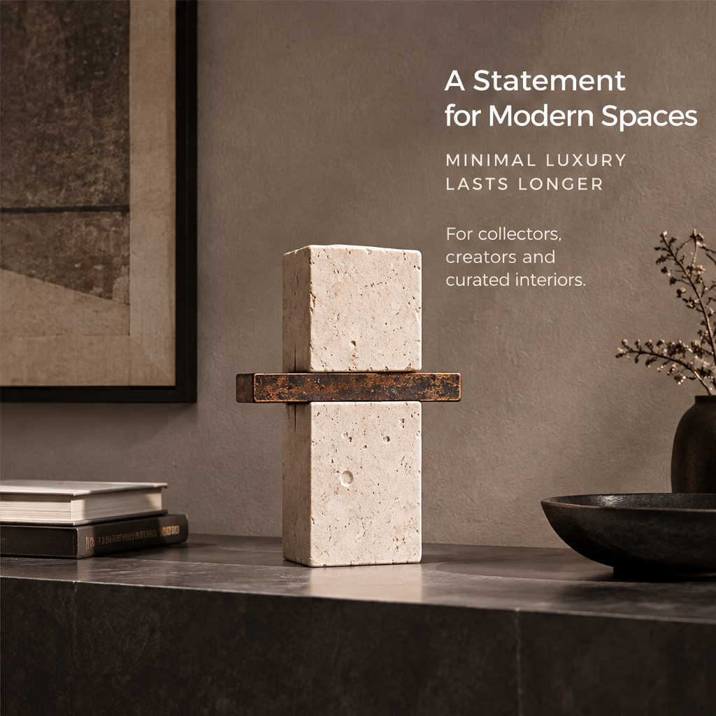 The Other Text Museum – Cross Stone Art Sculpture