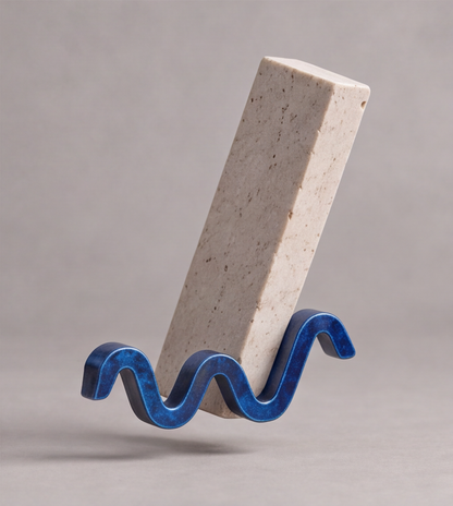 The Archive of Existence – Wave Base Stone Art Sculpture