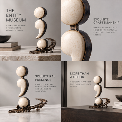 The Entity Museum – Semicolon Art Sculpture